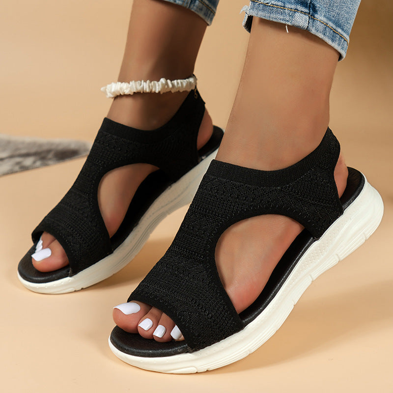 Damen Ergonomische Freizeit-Sandalen Elastisch Gepolstert Eveloria - Eveloria
