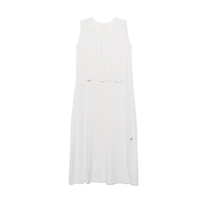 Eveloria Damen Maxikleid Seitliche Knopfdetails Elegantes Design