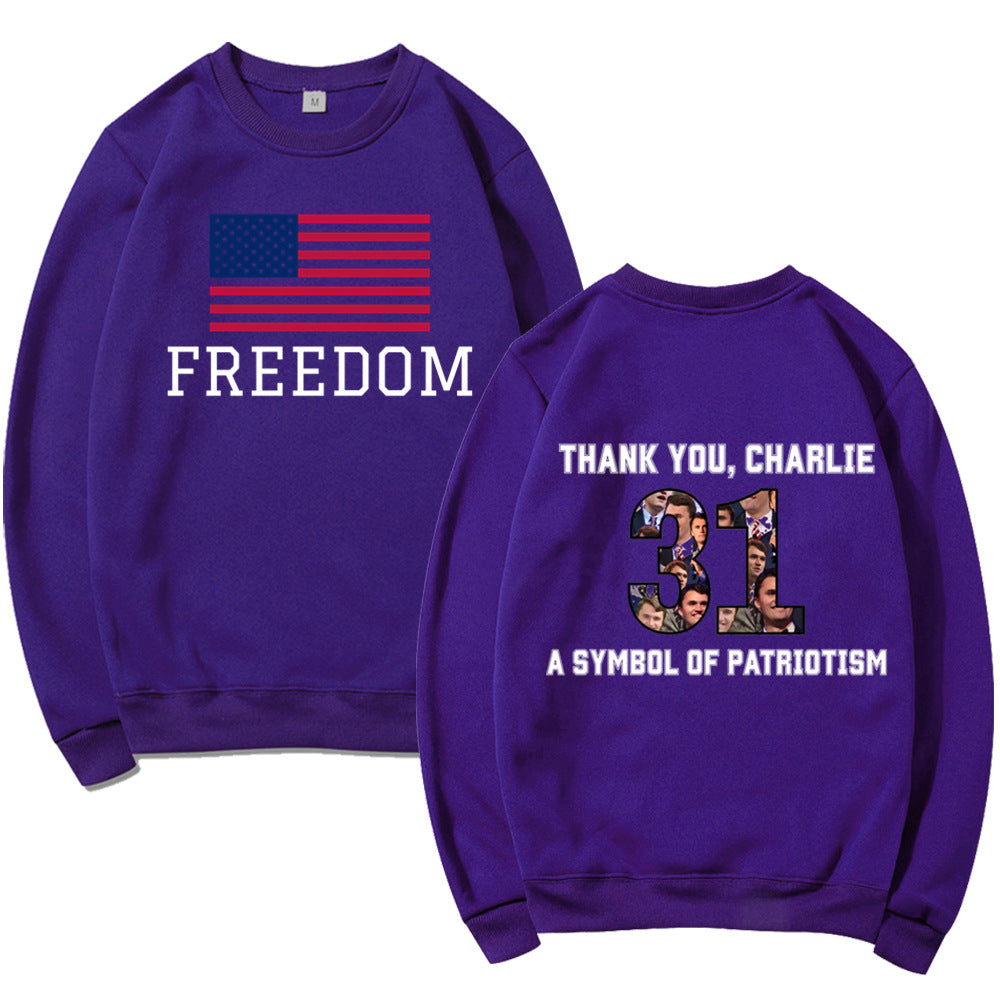 Damen Sweatshirt Softes Material Patriotisches Design Eveloria