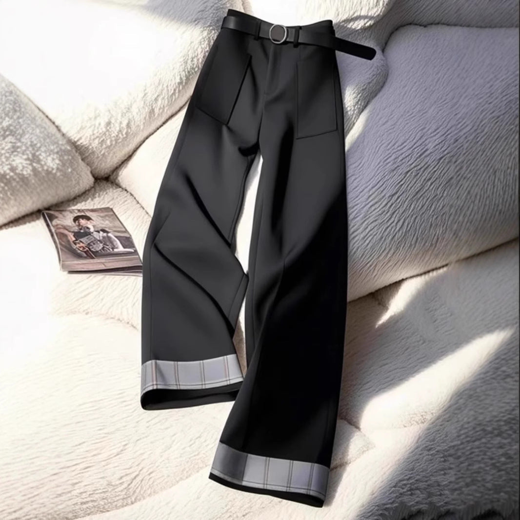 Damen Modische Palazzohose Röhrenbund Elegantes Design