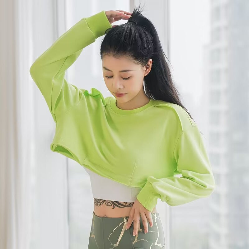 Damen Cropped Pullover Trendig Eveloria - Eveloria