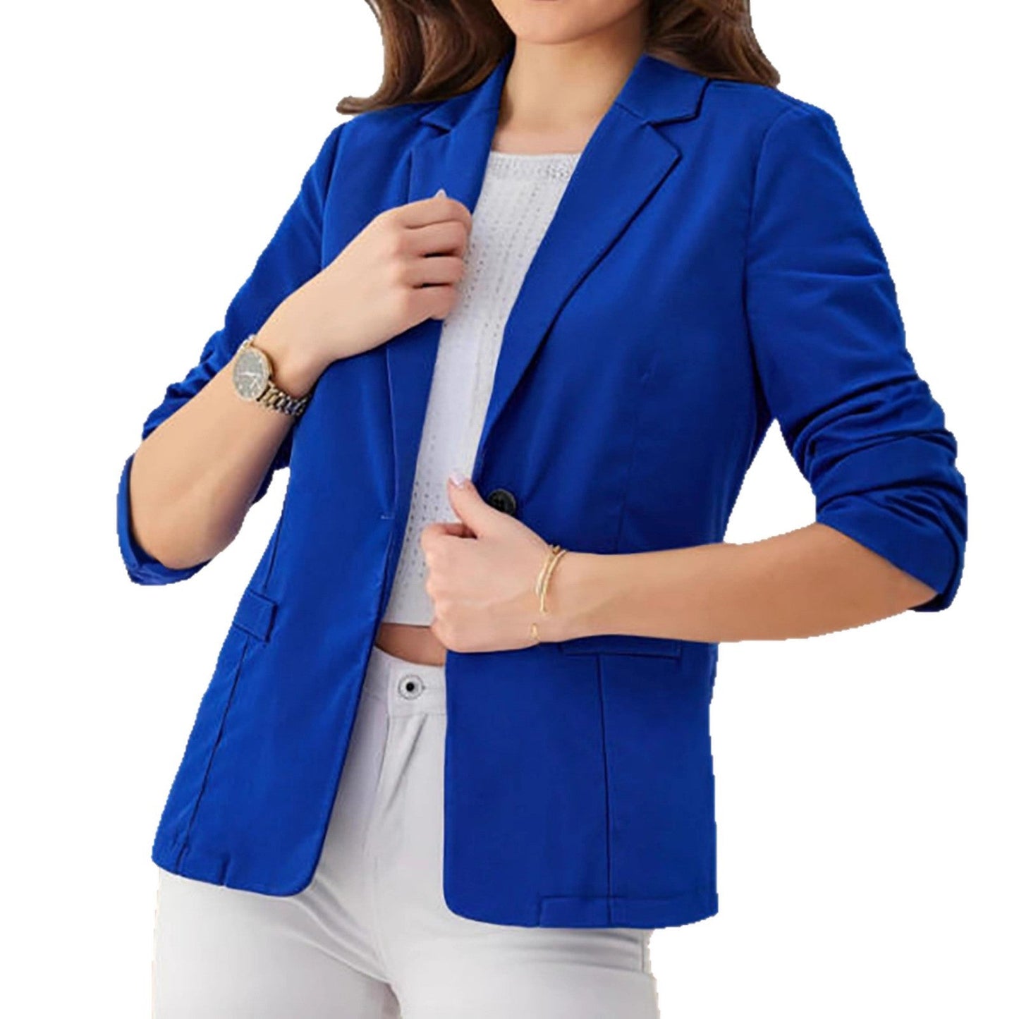 Damen Blazer Eveloria Elegantes Design Vielseitig