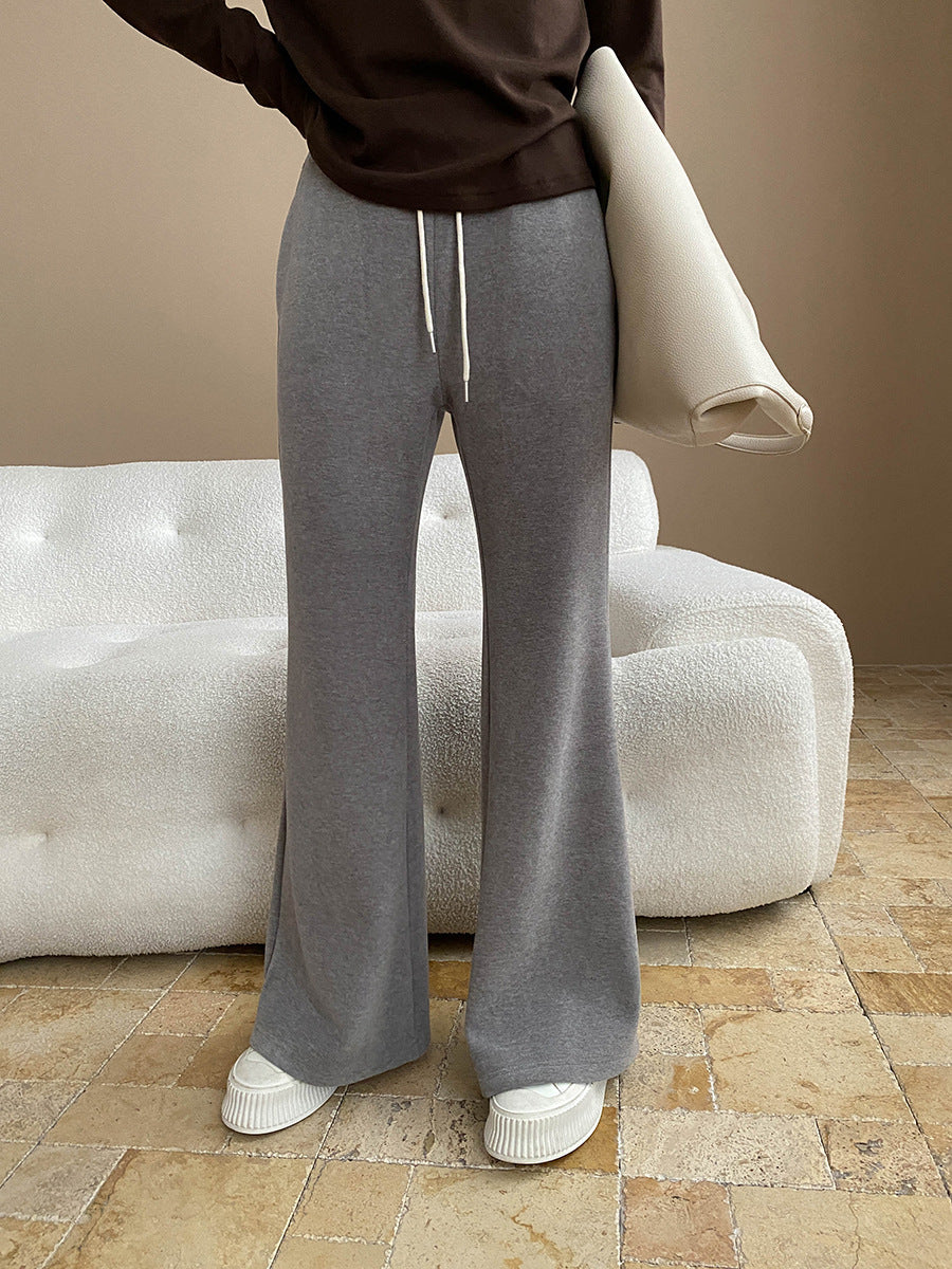 Damen Palazzohose Baumwollmix Bequem Eveloria