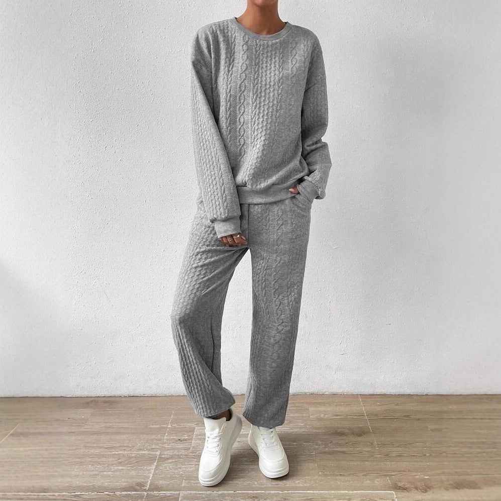 Damen Strickset Kuschelig Lockere Passform Eveloria