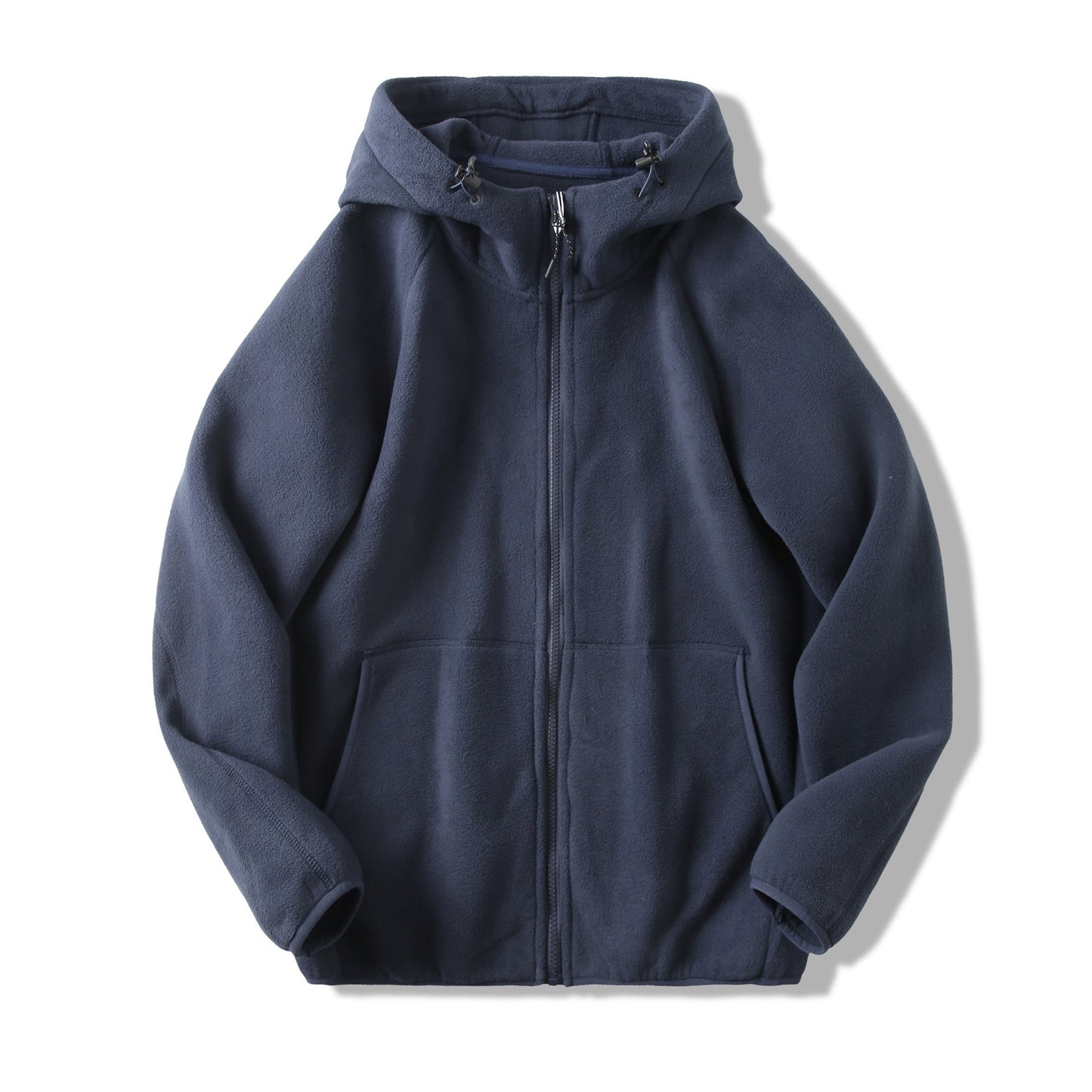 Damen Fleecejacke mit Kapuze und Taschen Eveloria