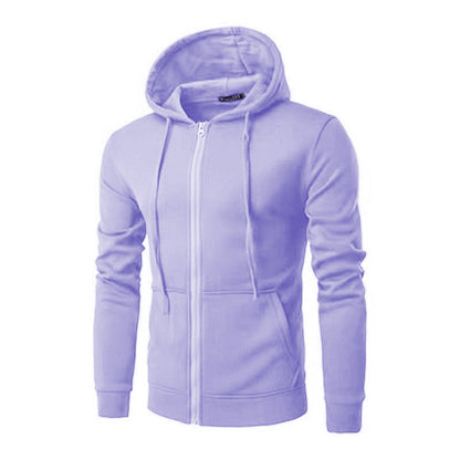 Damen Kapuzensweatjacke Fleece-Innenfutter Bequemer Schnitt