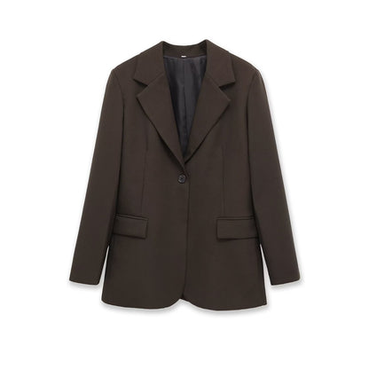 Damen Blazer mit Taschen schick Eveloria