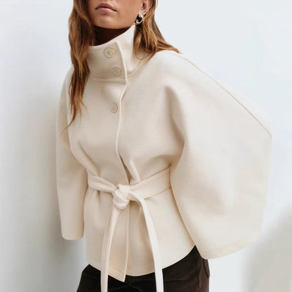 Damen Übergangsjacke Weiter Schnitt Elegante Taillierung Eveloria