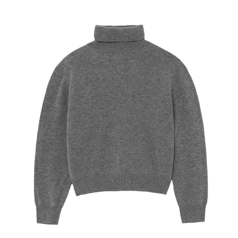 Damen Langarm-Pullover Hohler Kragen Eveloria
