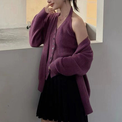 Damen Strickjacke Weich Eveloria