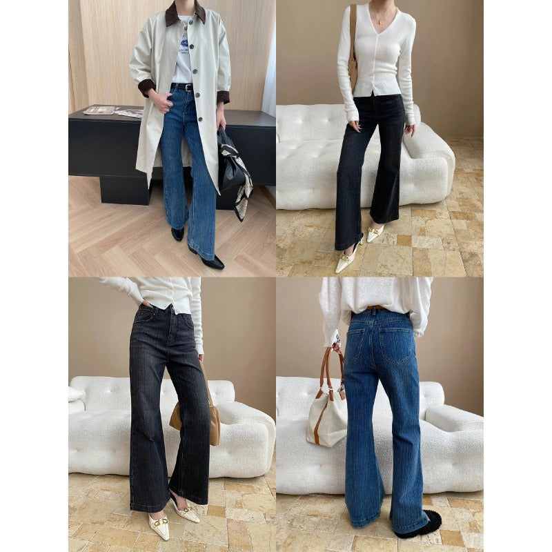 Damen High-Waist Schlagjeans Nachhaltiges Denim