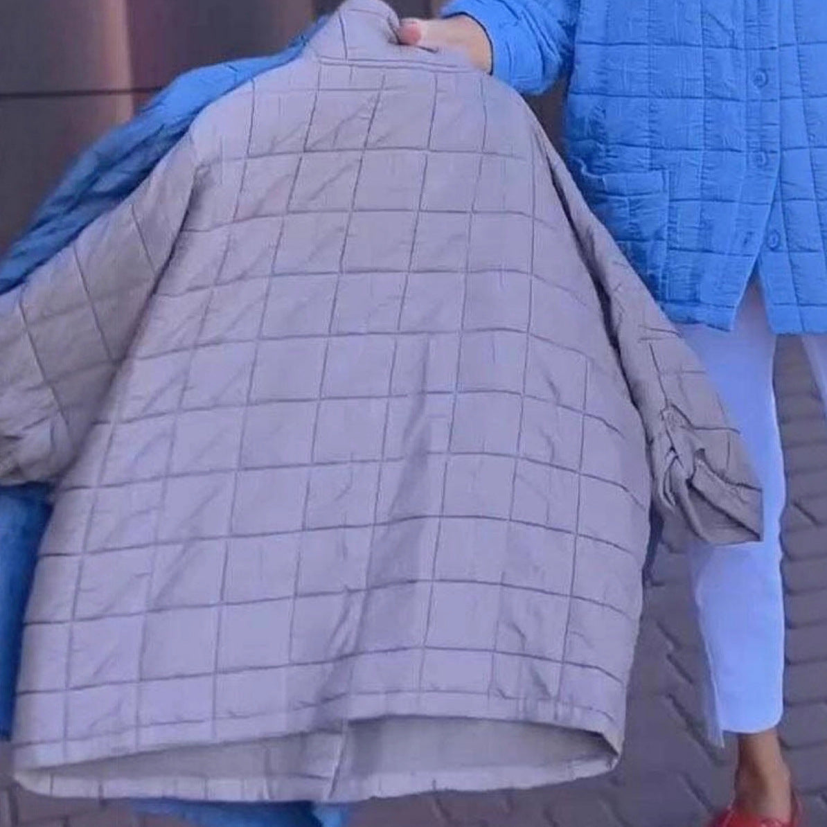 Damen Winterjacke Gesteppt Leicht Eveloria