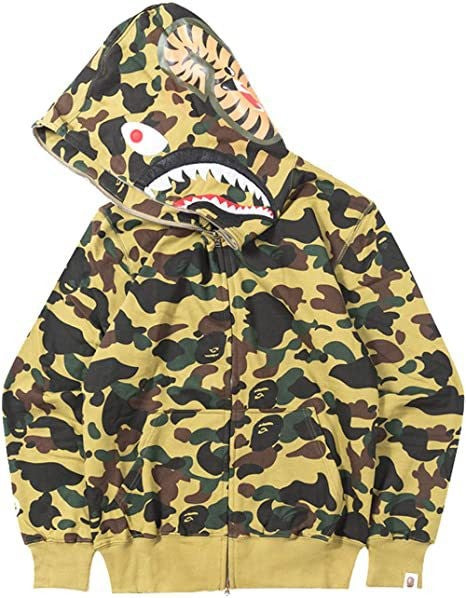 Damen Kapuzenjacke Camouflage Baumwollmix Eveloria