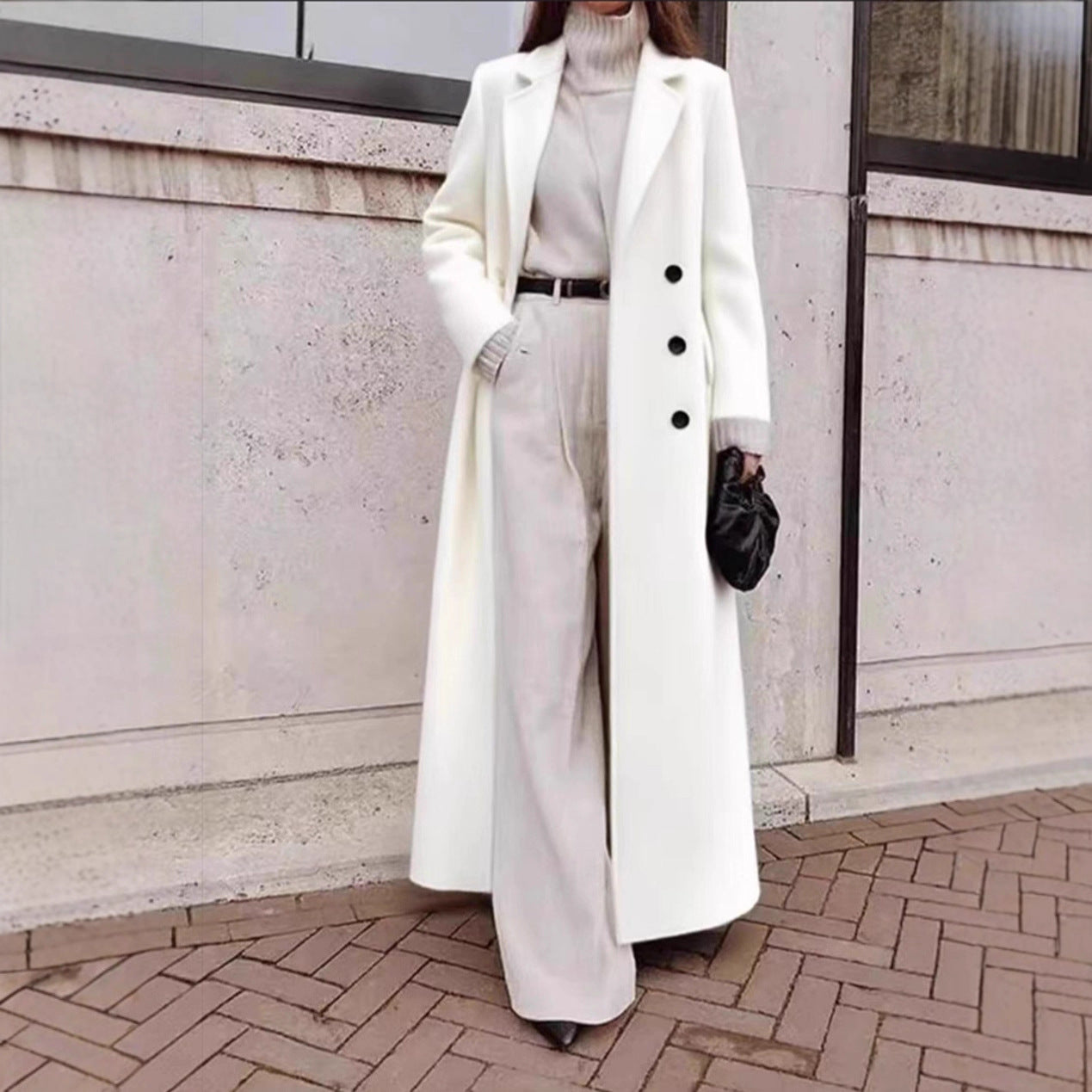 Damen Trenchcoat Leicht Tailliert Eveloria