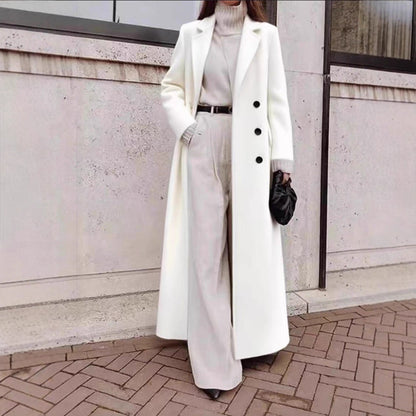 Damen Trenchcoat Leicht Tailliert Eveloria