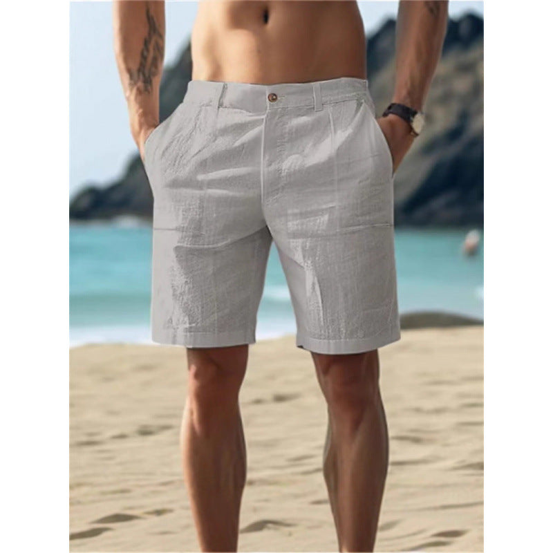Herren Badeshorts Schnelltrocknend Mit Seitentaschen Blau Eveloria