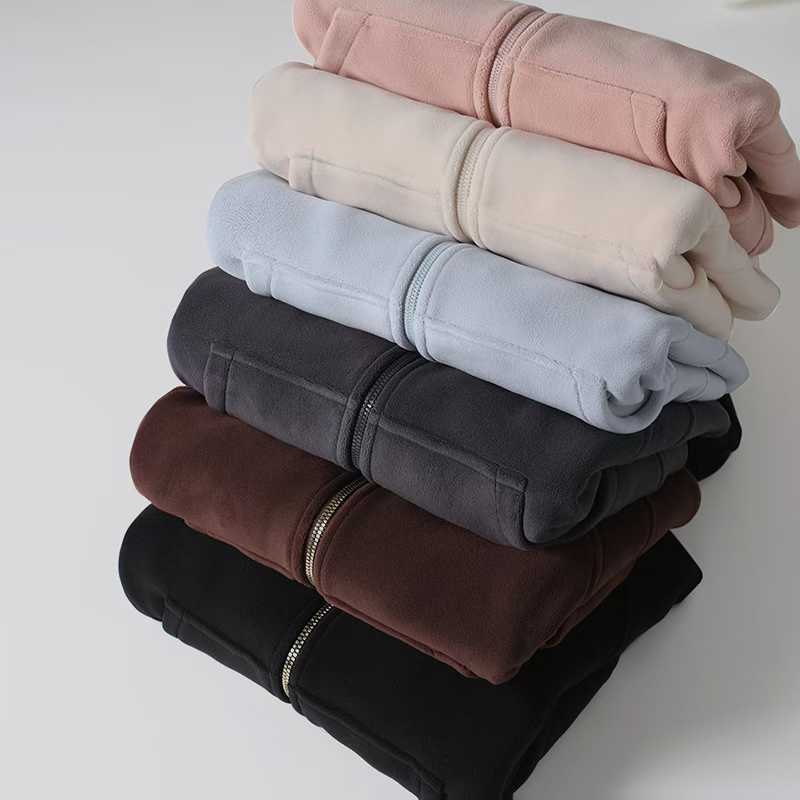 Damen Sportlicher Zip-Hoodie Kuscheliges Innenfutter Eveloria