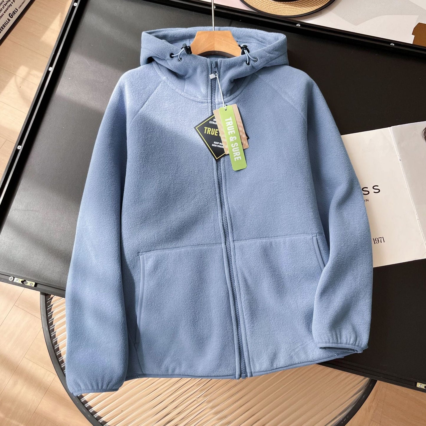 Damen Fleecejacke Hochkragen Mit Seitentaschen Eveloria