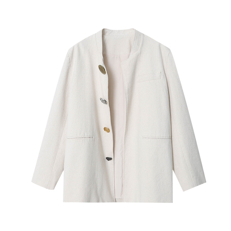Damen Blazerjacke Lässig Feminin Eveloria