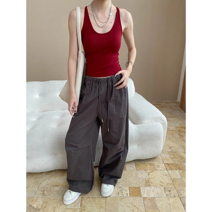 Damen Chino-Hosen Elastischer Bund Bequem Eveloria