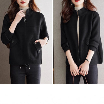 Eveloria Damen Fleecejacke Bequem Elegant