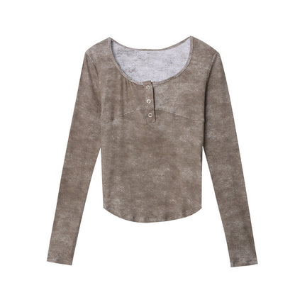 Damen Bootcut-Jeans Hochwerder mit Schlitzen Eveloria