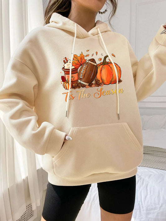 Damen Kapuzenpullover Herbstlich Gemütlich Eveloria - Eveloria