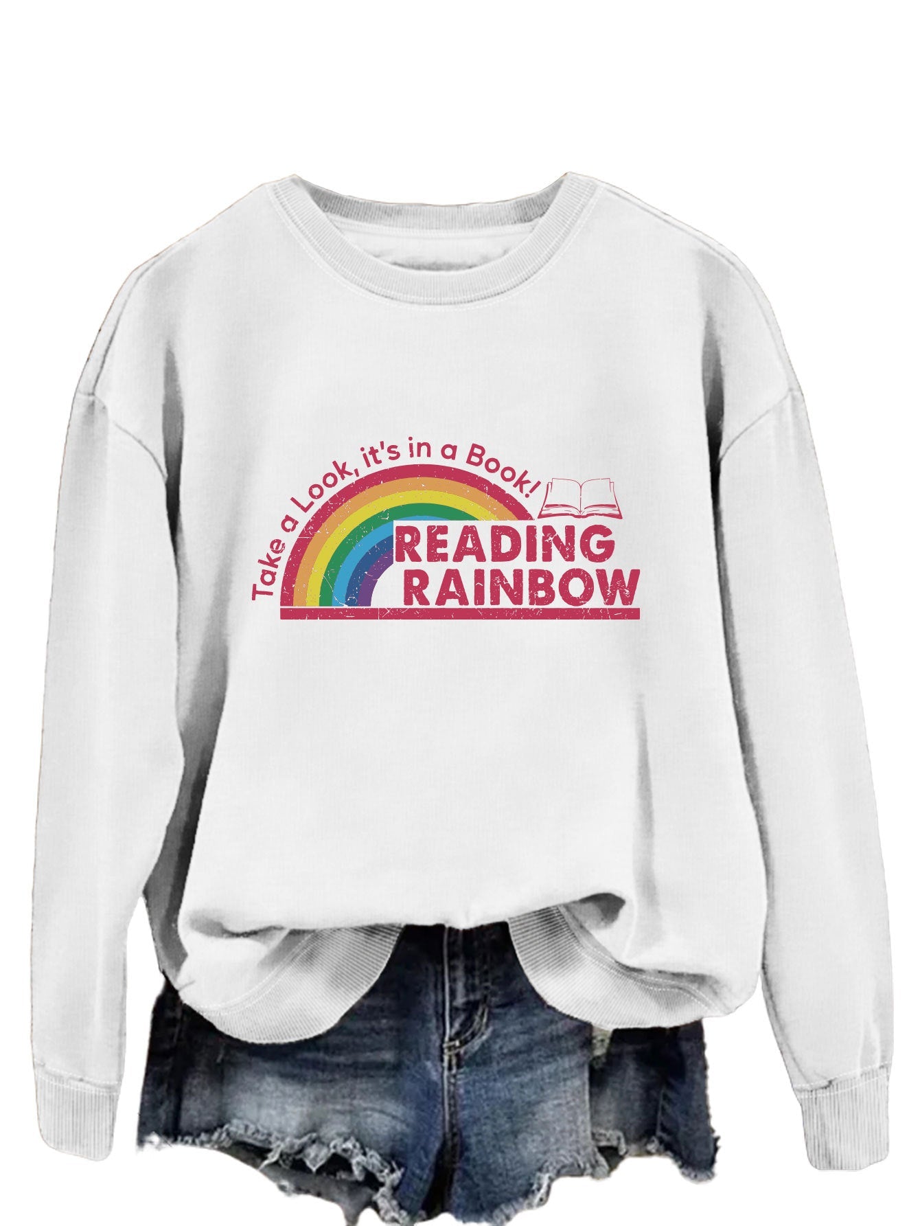 Damen Sweatshirt mit einzigartigem Druck Eveloria