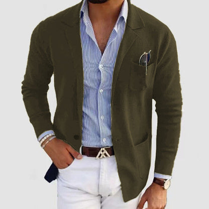 Herren Strickblazer Lässig Bequem Eveloria