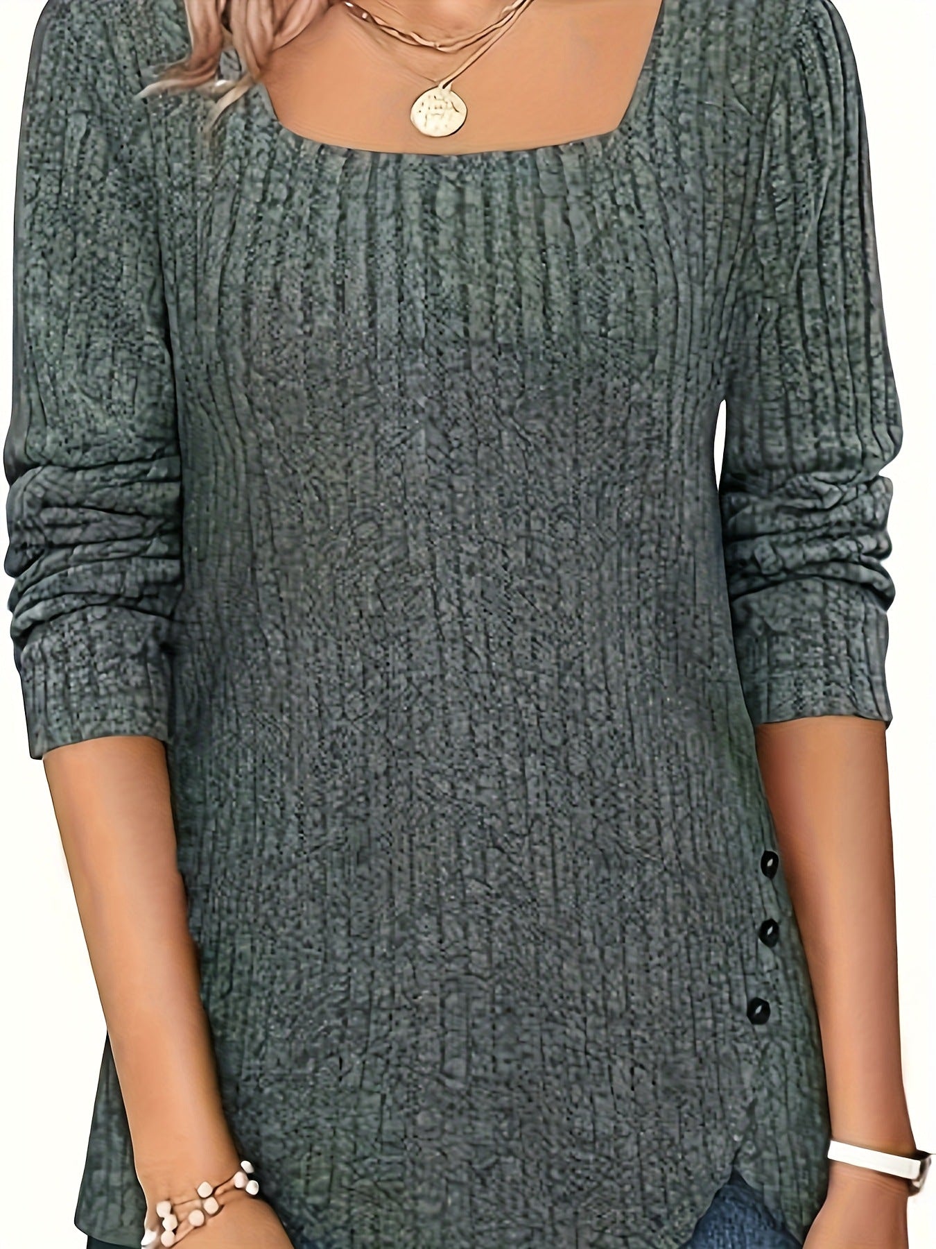 Damen Langarmshirt Eveloria Baumwolle Weiße Farbe