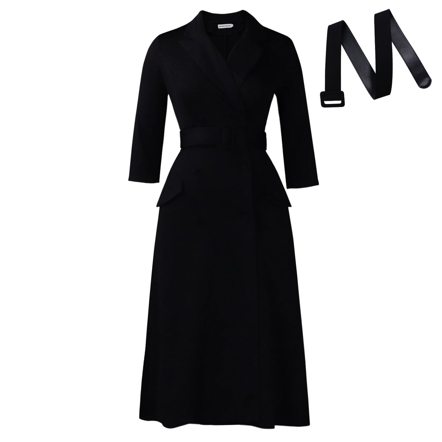 Damen Blazerkleid Tailliert Elegant Eveloria