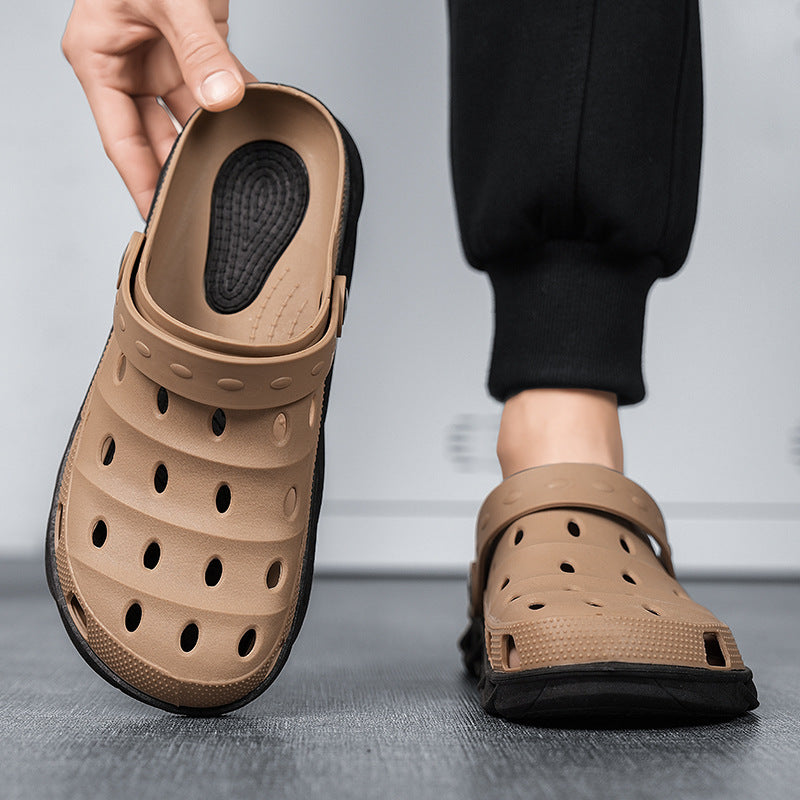 Herren Freizeitsandalen Rutschfest Atmungsaktiv Eveloria