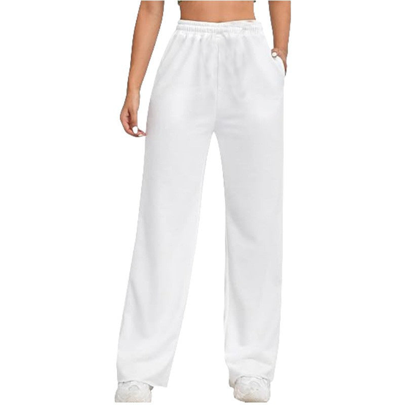Damen Freizeithose Elastischer Bund Locker Passform Eveloria