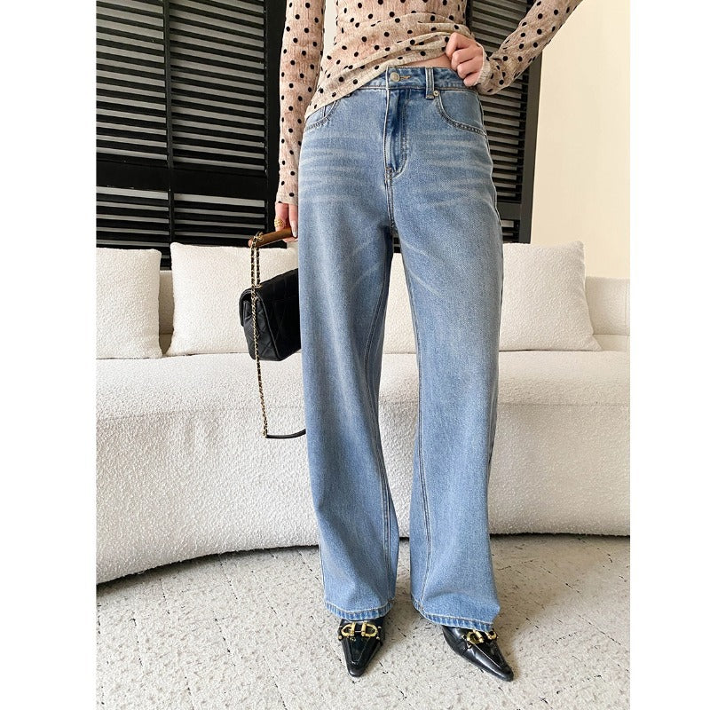 Damen Weite Vintage-Jeans Eveloria