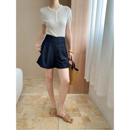 Damen Shorts-Set mit Schlitzen Hochwerder Bund Eveloria