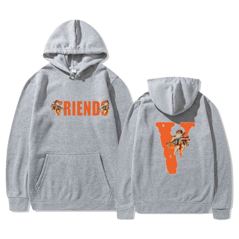 Damen Kapuzensweater mit Aufdruck