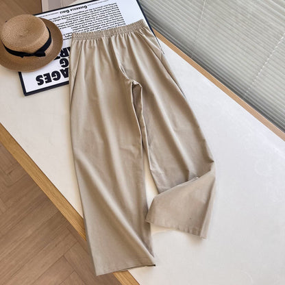 Damen Chino-Hose Elastischer Bund Bequem