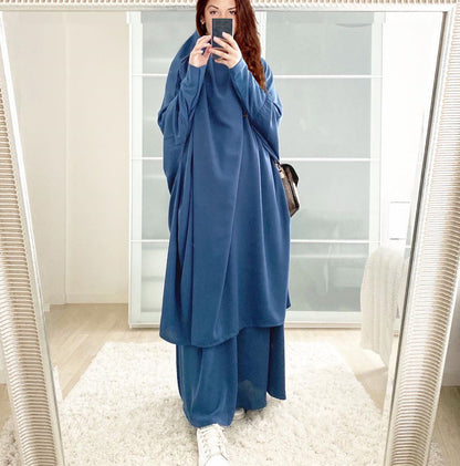 Damen Langarmkaftan Elegant Weit Eveloria