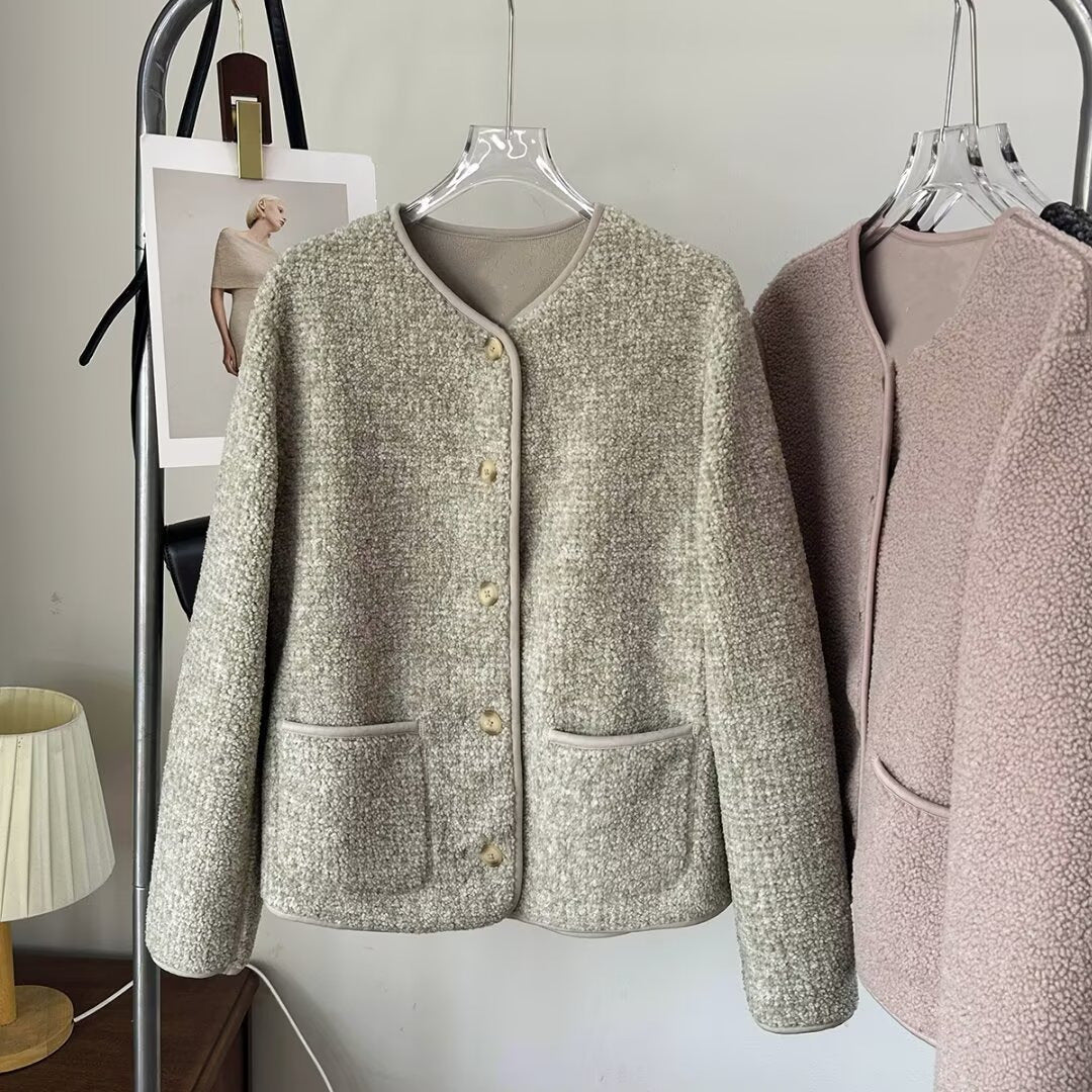 Damen Strickjacke mit Knöpfen und Taschen Eveloria