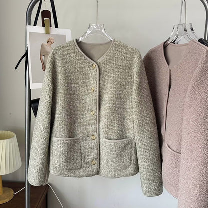 Damen Strickjacke mit Knöpfen und Taschen Eveloria