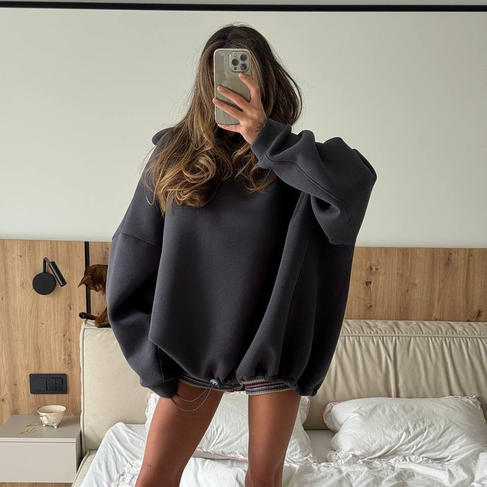 Damen Oversized Kapuzenpullover Lässiger Schnitt Eveloria
