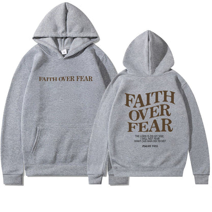 Damen Pullover mit Kapuze und Schriftzug aus hochwertigem Material