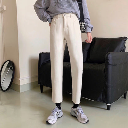 Damen Chino-Hose Hochtailliert Eveloria