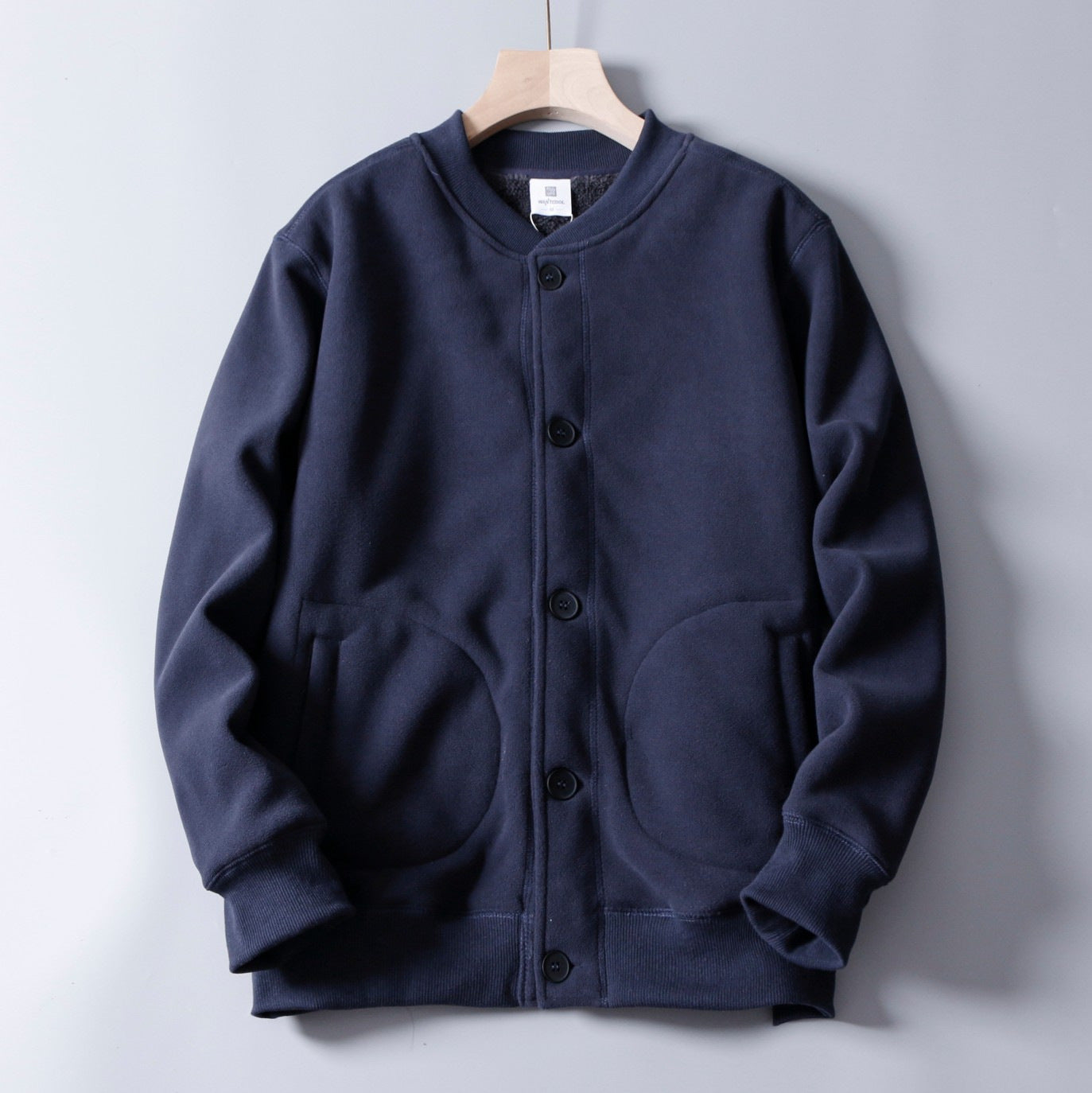 Damen Fleecejacke Bequem Mit Taschen Grau Eveloria