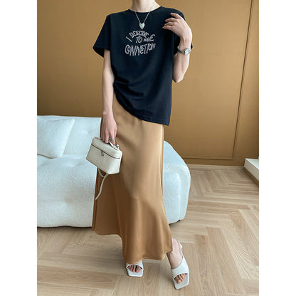 Damen Maxikleid Viskose Elegant
