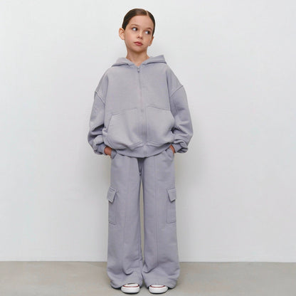 Damen Sportanzug Kapuzenjacke Jogginghose Set