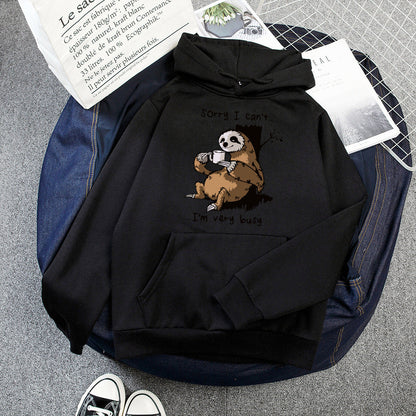 Damen Kapuzensweater Tiermotiv Weich