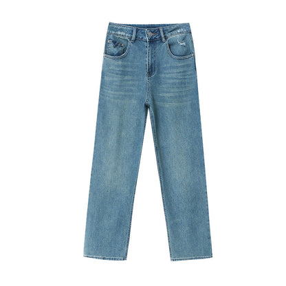 Damen Vintage-Hochtaillierte Jeans Eveloria