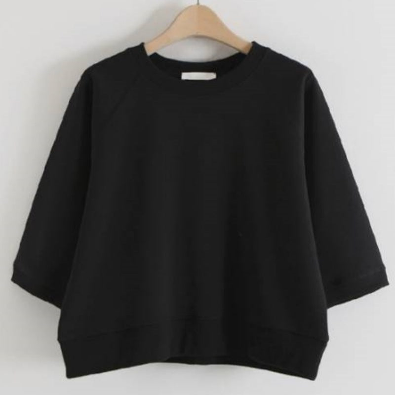Damen Sweatshirt 3/4-Ärmel Leicht Eveloria