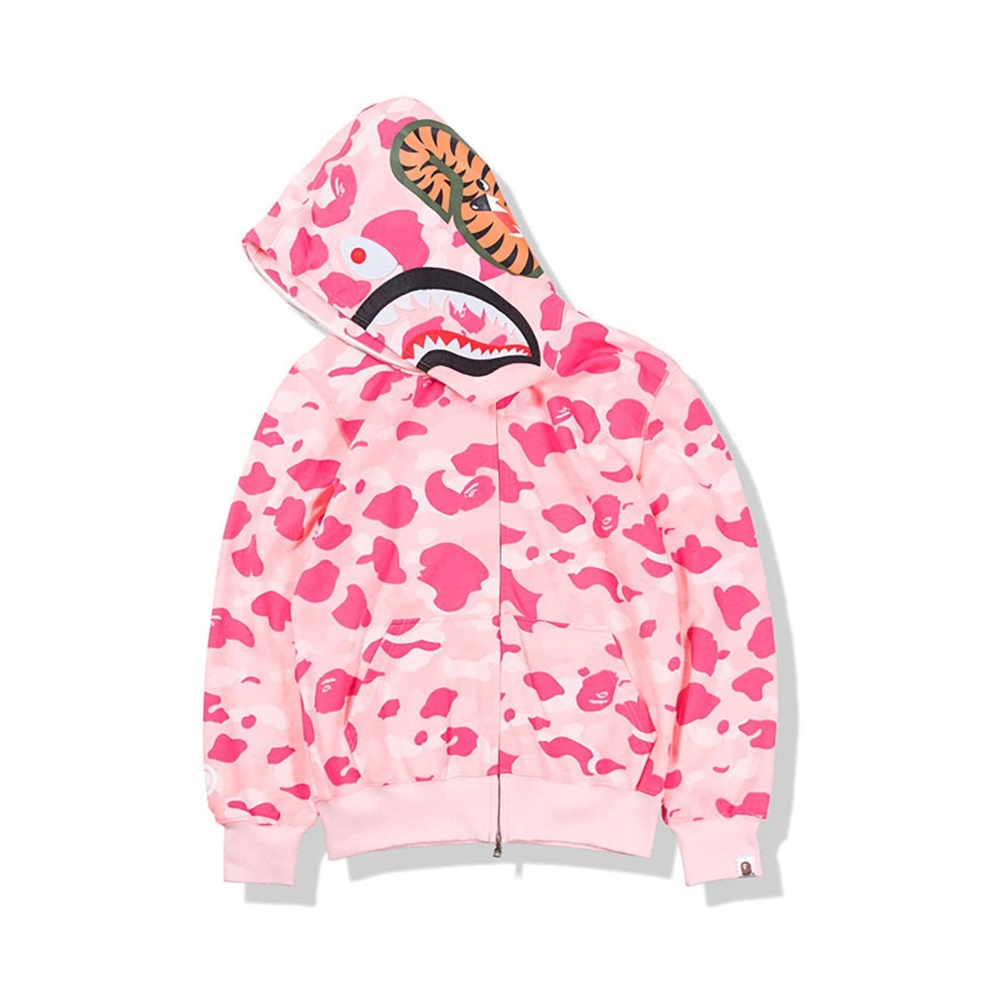 Damen Kapuzenjacke Camouflage Baumwollmix Eveloria